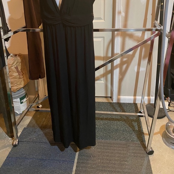 Never Worn NY Collection Plus Ruched Maxi Dress 1X - Picture 6 of 8